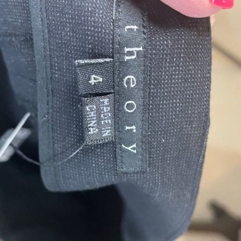 Theory Charcoal Gray Wool Straight‎ Skirt - Picture 3 of 4